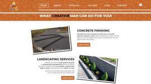 CreativeMan website designed by Creative101