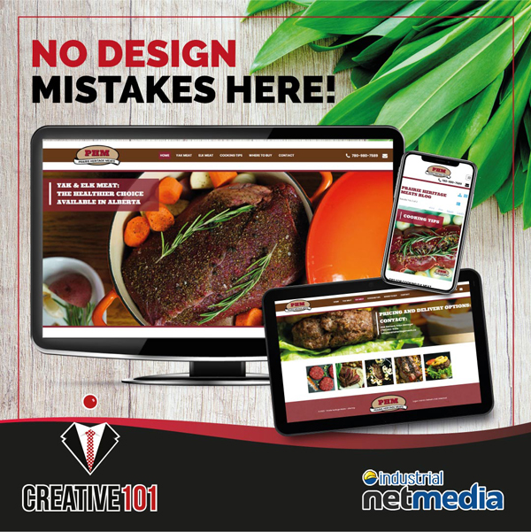 Don't make these common mistakes on your website. Get Creative101 to design yours.